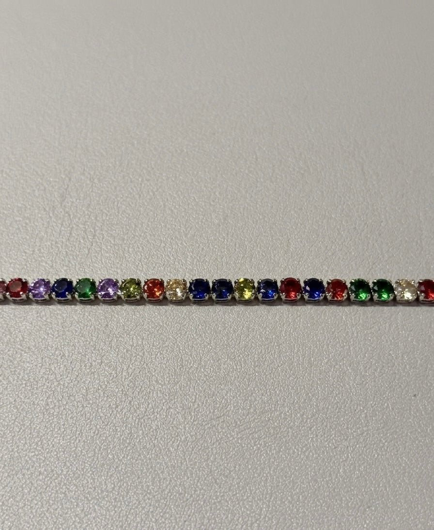 zluxia - Bracciale Tennis "Caleidoscopio Vivace"