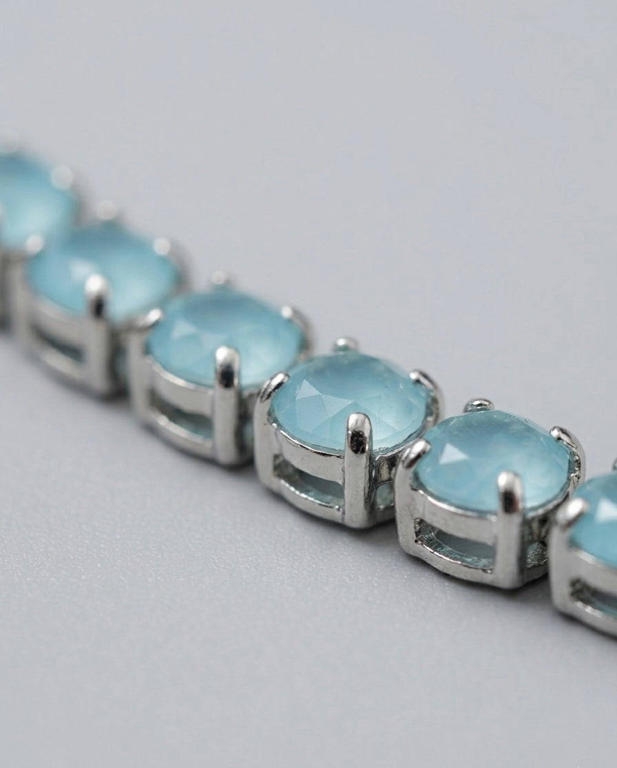Zluxia "Gocce d'Acqua" - Bracciale Tennis