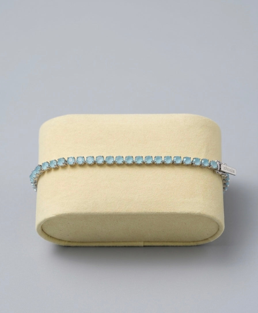 Zluxia "Gocce d'Acqua" - Bracciale Tennis
