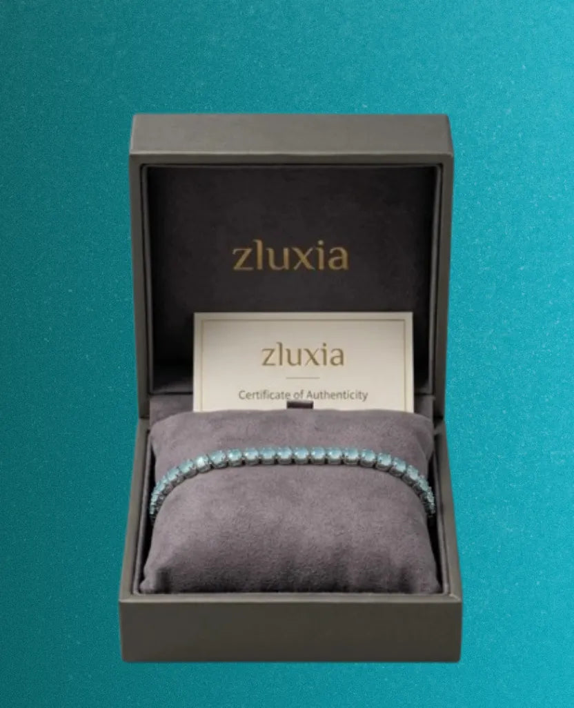 Zluxia "Gocce d'Acqua" - Bracciale Tennis